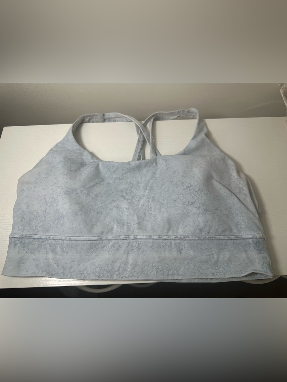 lululemon athletica Blue Long Line Medium Support Sports Bra Size 14